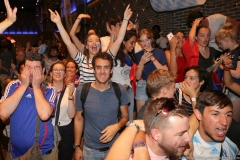 Public Viewing  WM Finale Frankreich - Kroatien am Nockherberg in München 2018