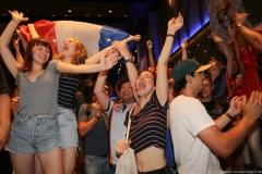 Public Viewing  WM Finale Frankreich - Kroatien am Nockherberg in München 2018