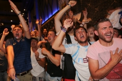 Public Viewing  WM Finale Frankreich - Kroatien am Nockherberg in München 2018