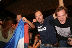 Public Viewing  WM Finale Frankreich - Kroatien am Nockherberg in München 2018